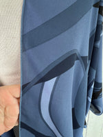 Load image into Gallery viewer, Blue Abstract Sleeved Kimono Various Lengths
