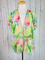 Load image into Gallery viewer, Tropical Breeze Short Sleeve Kimono
