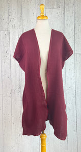 Mulberry Organic Cotton Short Sleeve Kimono