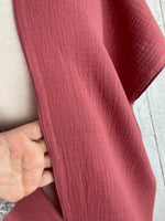Load image into Gallery viewer, Cactus Rose Organic Cotton Short Sleeve Kimono
