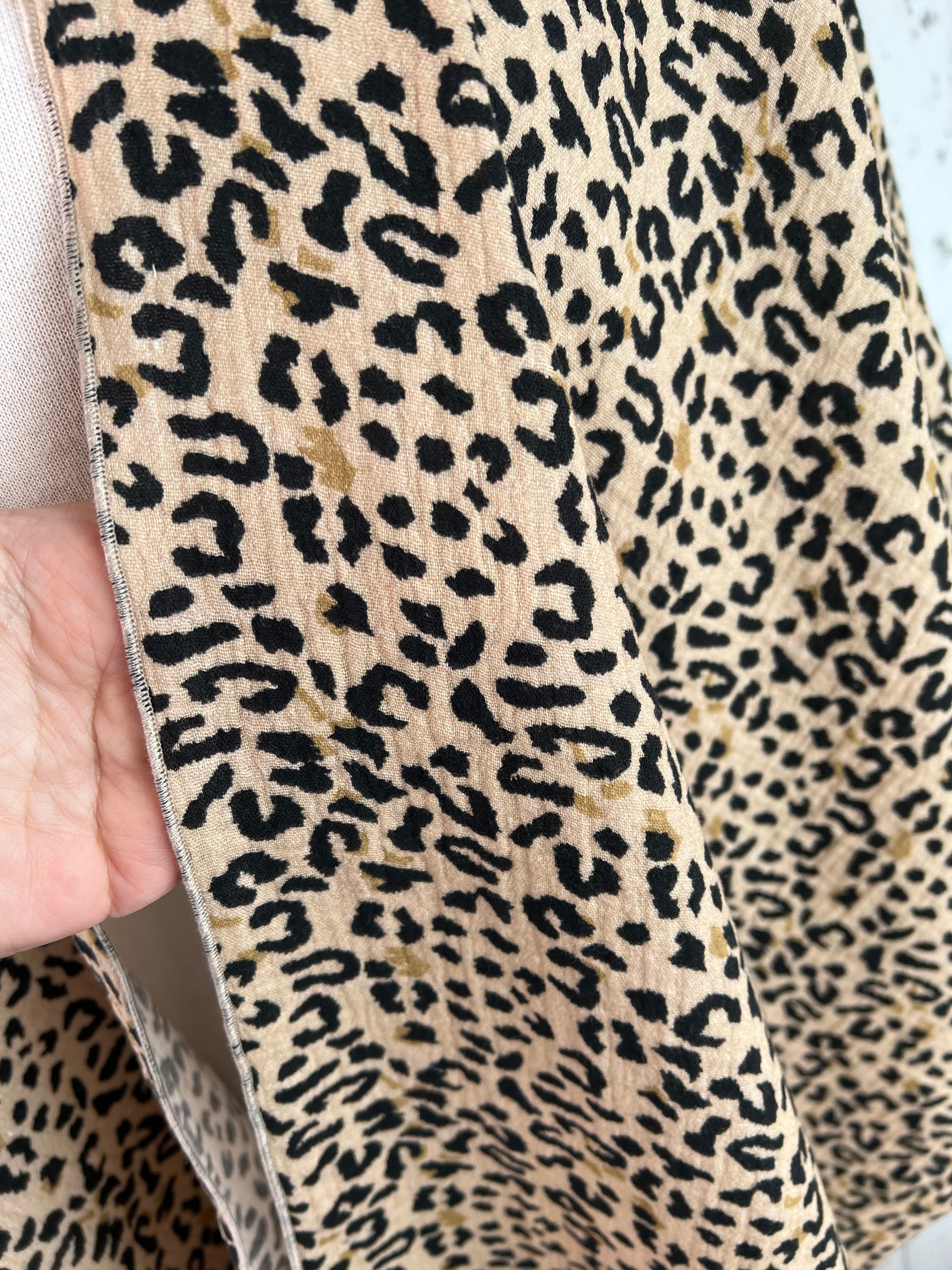 Wild Cotton Cheetah Kimono